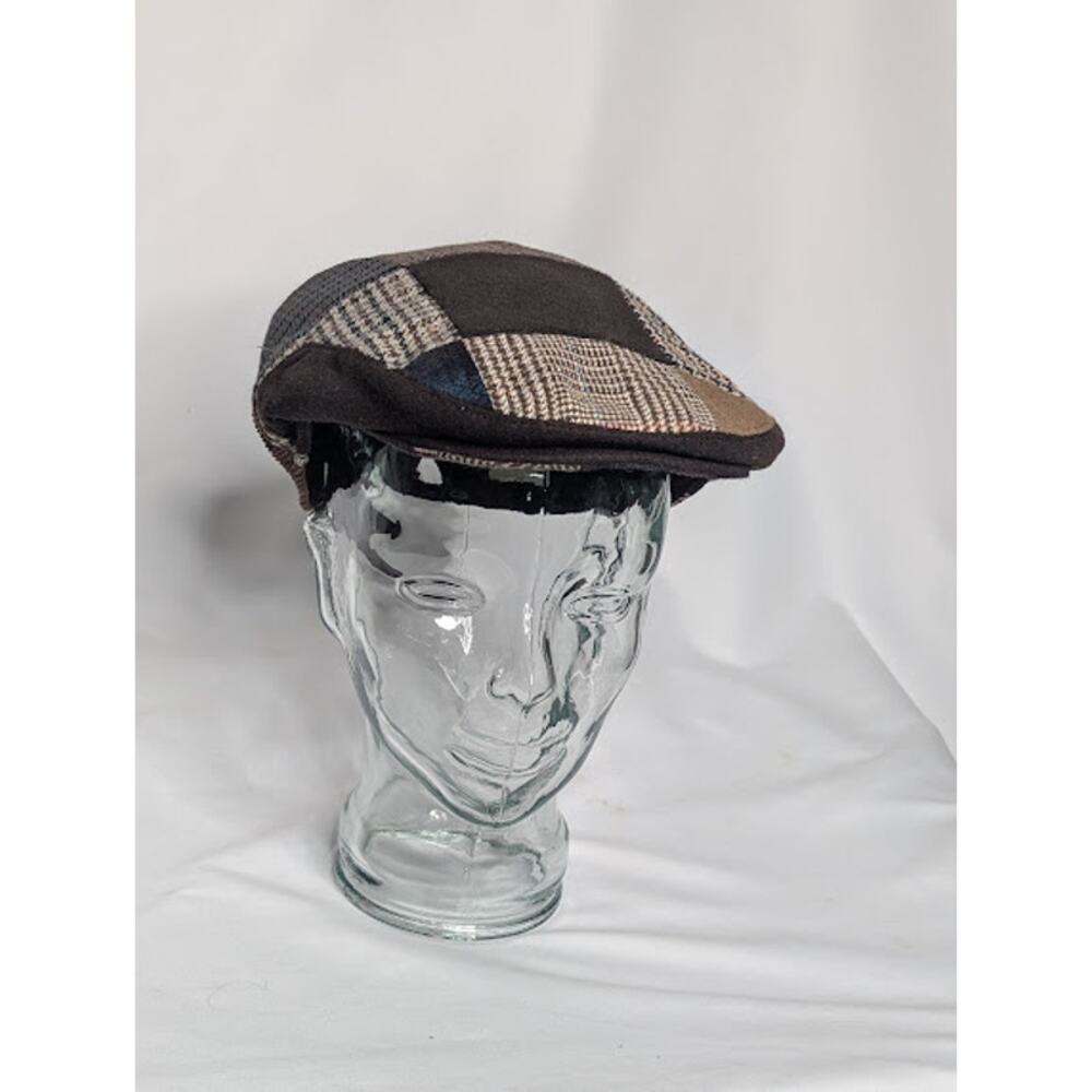 Men's Stylish Multi-Colored Patchwork Ivy Cap Os … - image 2